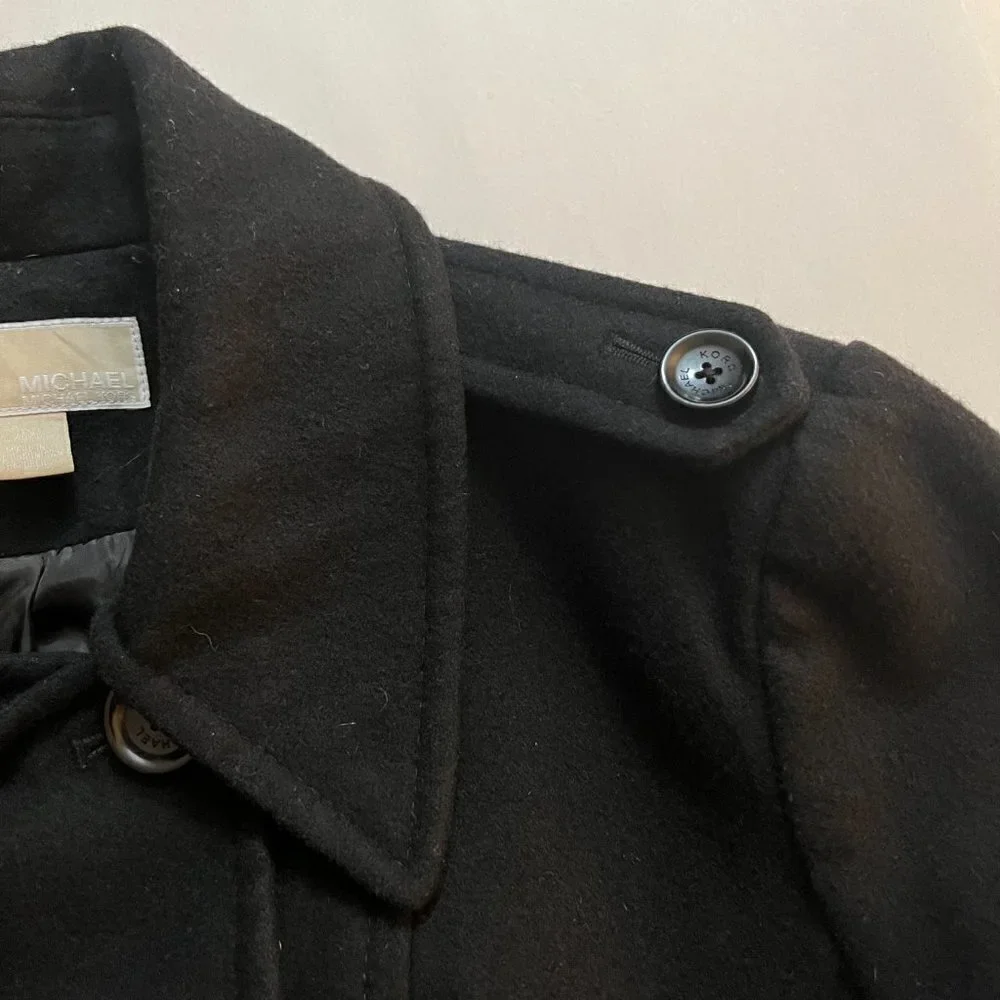 Michael Kors Mens 60% Wool Black Jacket